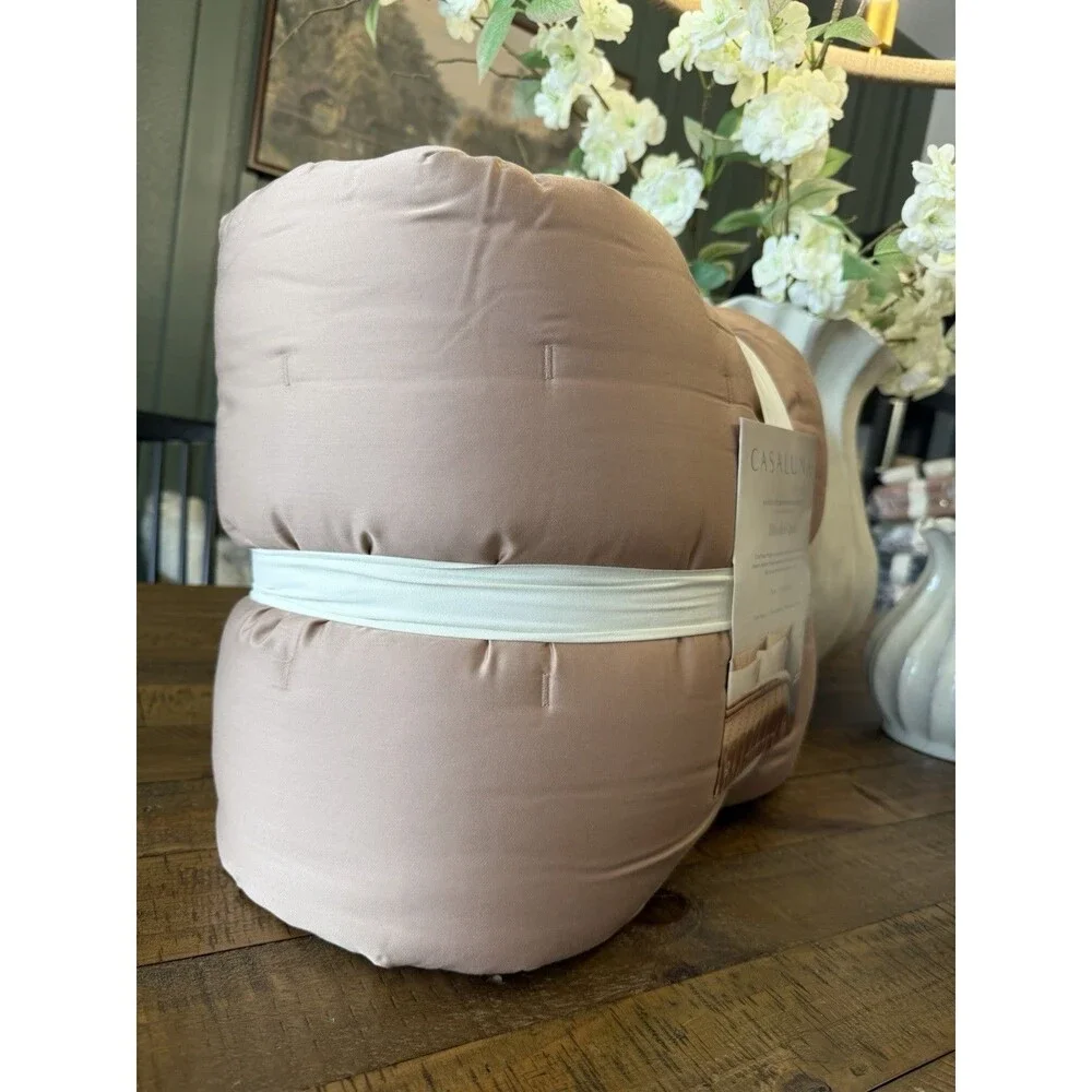 Full/Queen Rayon from Bamboo Quilt Light Adobe Clay - Casaluna NEW